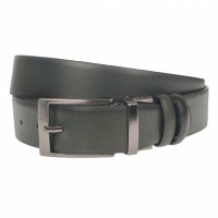 Curea barbati eleganta, din piele eco premium, latime 3.5 cm, Gri - CK201GRI